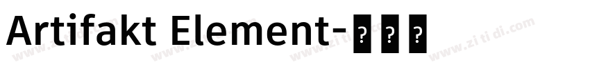 Artifakt Element字体转换 Artifakt Element字体转换